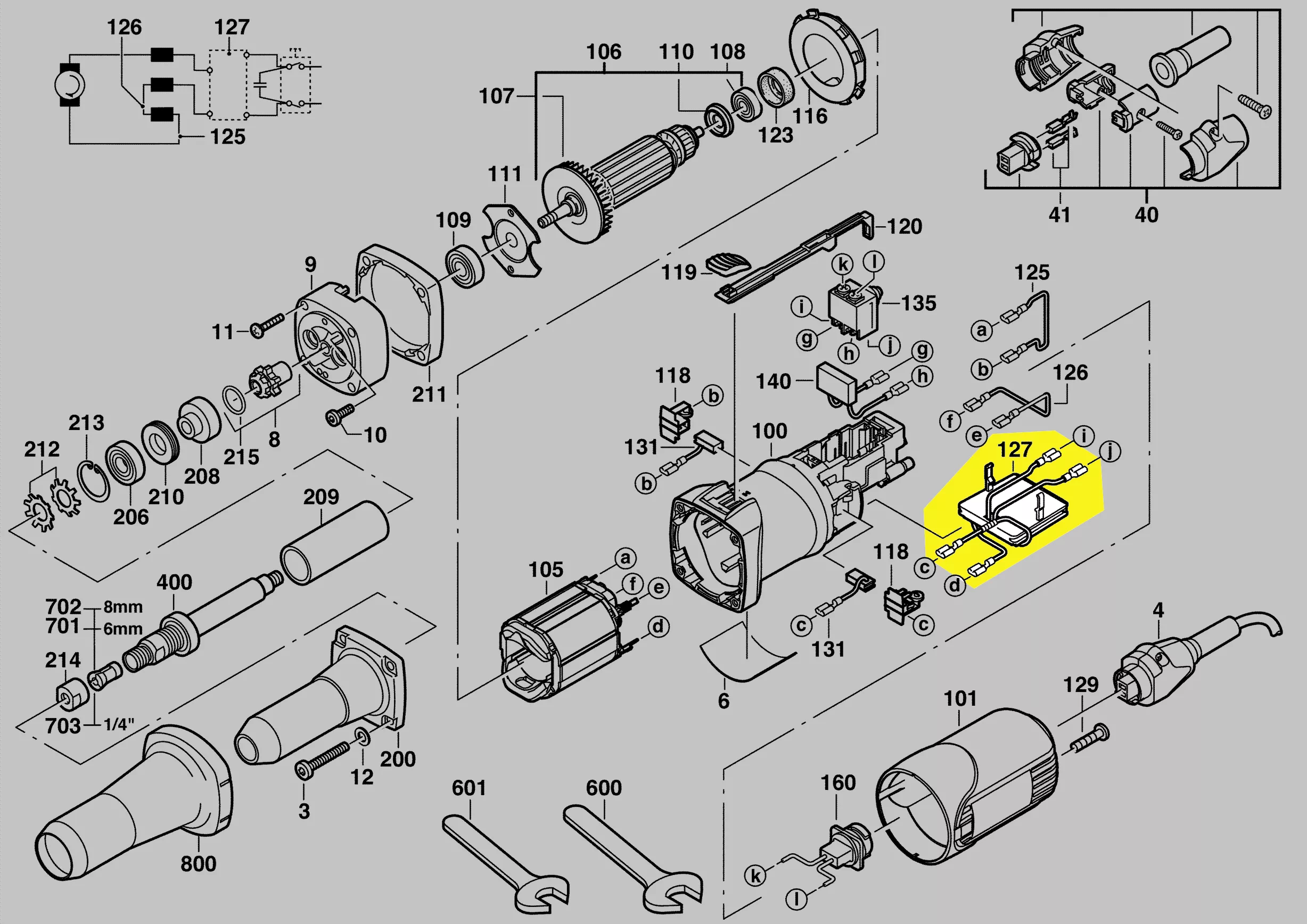variateur vitesse réf. 4931385106 Milwaukee